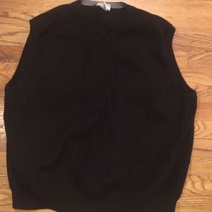 Covington sweater vest men’s size XXL. V-neck blk